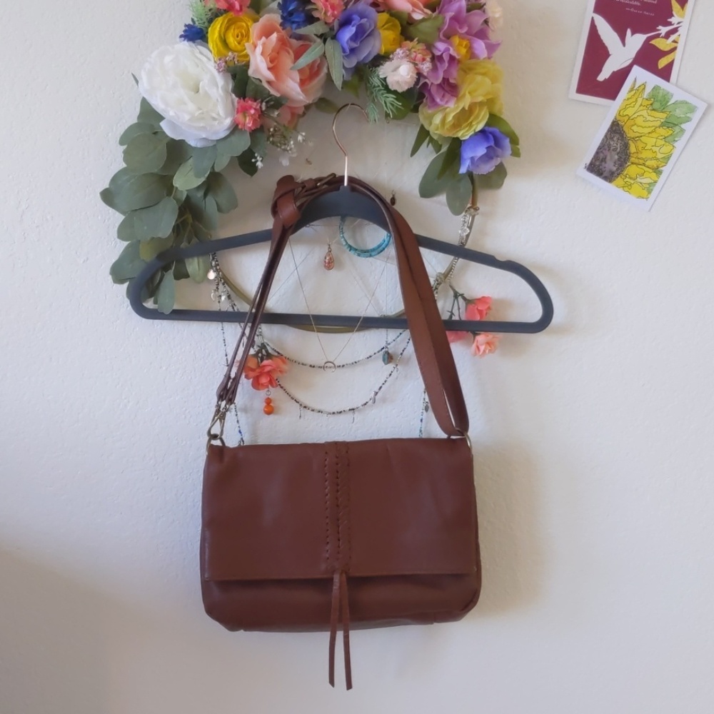 Lucky leather shoulder crossbody purse